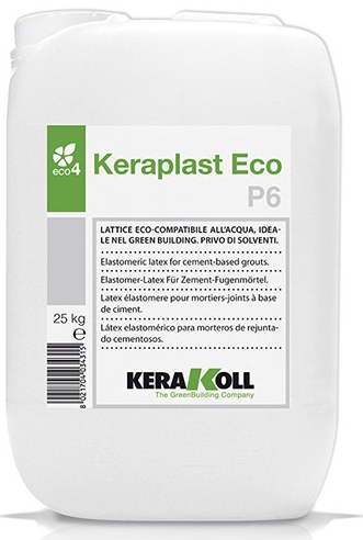 Kerakoll Keraplast Eco P6 латекс для цементных растворов 25 кг